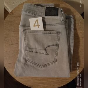 AE Gray Skinny jeans size 4 women's